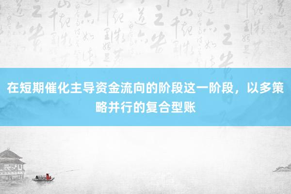 在短期催化主导资金流向的阶段这一阶段，以多策略并行的复合型账